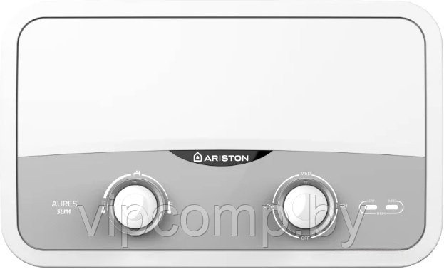Проточный электрический водонагреватель кран+душ Ariston Aures SF 5.5 COM