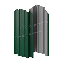Штакетник металлический МП TRAPEZE-O 16,5х118 NormanMP (ПЭ-01-6005-0.5) RAL 6005 Зеленый мох