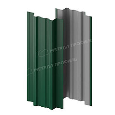 Штакетник металлический МП TRAPEZE-T 16,5х118 (ПЭ-01-6005-0.4)  RAL 6005 Зеленый мох