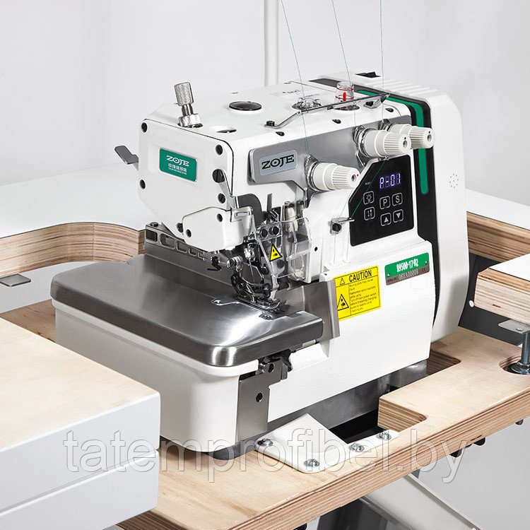 Zoje B9500-70-ED3 5-ти ниточный оверлок (комплект с утопленным столом), фото 1