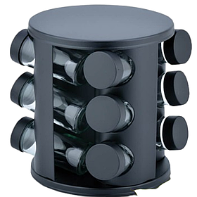 Набор емкостей для специй Maestro MR-1725 Black 12 шт
