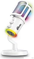 Проводной микрофон Ritmix RDM-178 USB Gaming (белый)