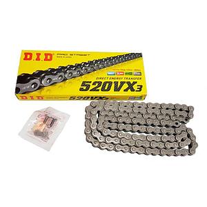 Цепь  520VX3 X-ring Black DID 108 зв