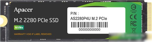 SSD Apacer AS2280P4U 512GB AP512GAS2280P4U-1