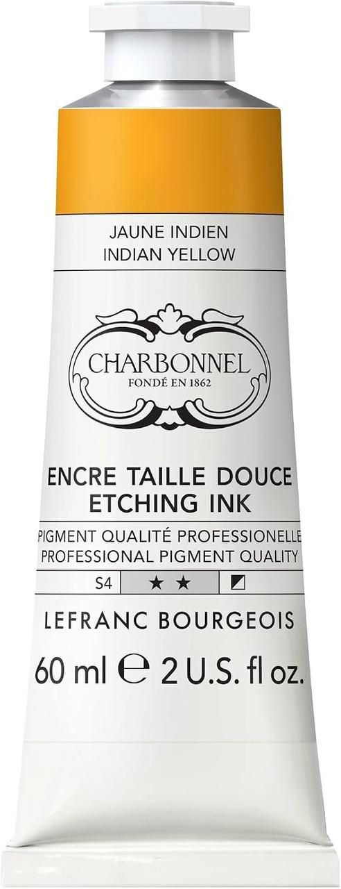 Краска LB Charbonnel Etching Ink 60 мл Indiam Yellow