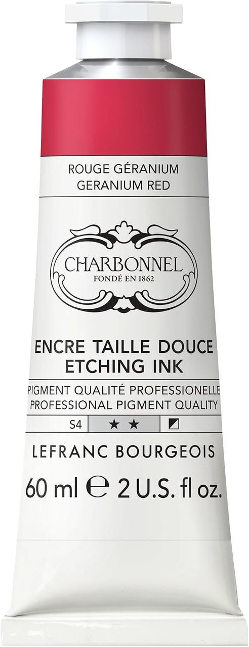 Краска LB Charbonnel Etching Ink 60 мл Geranium Red