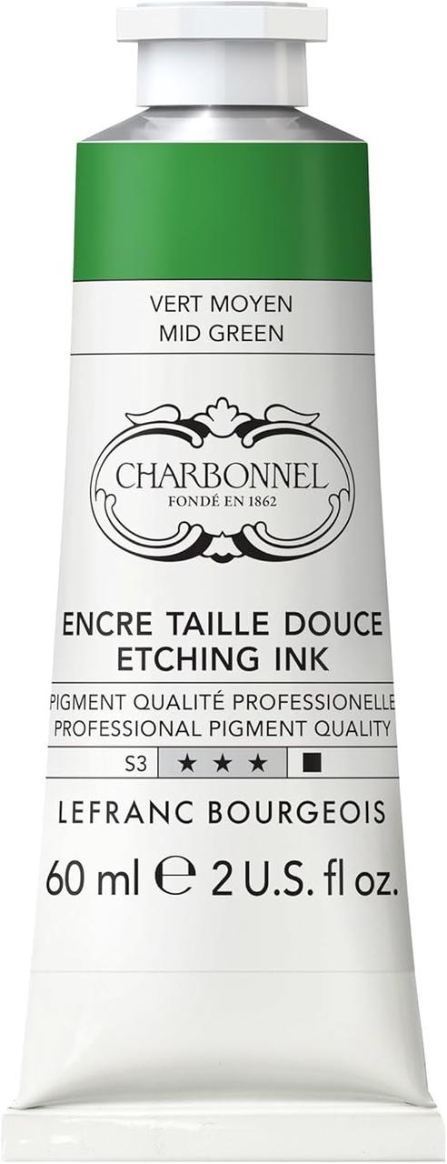 Краска LB Charbonnel Etching Ink 60 мл Mid Green