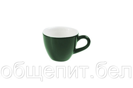 Чашка 80 мл. кофейная d=65 мм. h=53 мм. Линеа Зеленый (блюдце 78068) Bonna