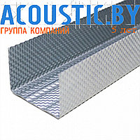 Профиль Ultrasteel ПС 100/40 - профиль усиленный для звукоизолирующих конструкций. Звукоизоляция, шумоизоляция