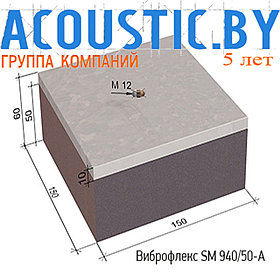 Виброизоляционные опоры Виброфлекс SM 940/50-A. Виброизоляция.