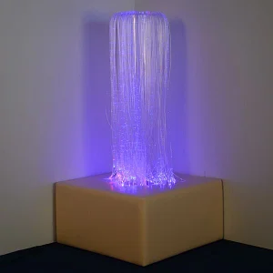 Световая каскадирующая трубка "Фонтан" в платформе 60х60 см