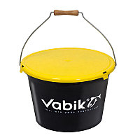 Ведро для прикормки Vabik PRO с крышкой 25 л