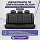 Чехлы на сиденья Hyundai Accent / Solaris 2017-2022 / Kia Rio 4, Экокожа, черная, фото 4