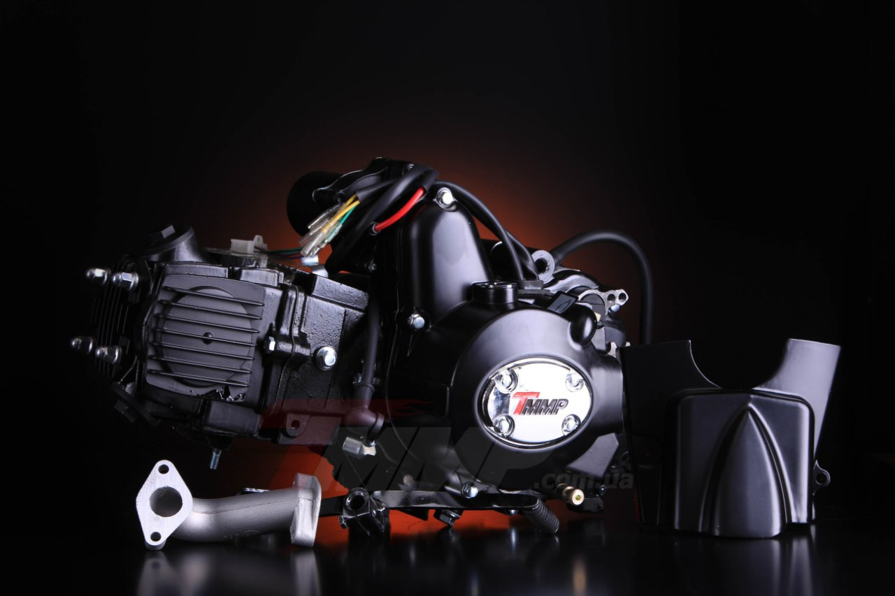 Двигатель 110cc для квадроциклов ( 3 вперёд и 1 передача назад ) полуавтомат