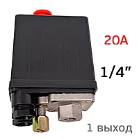 Реле давления (прессостат) для компрессора 1 выход 220V KRQ-2 Titan