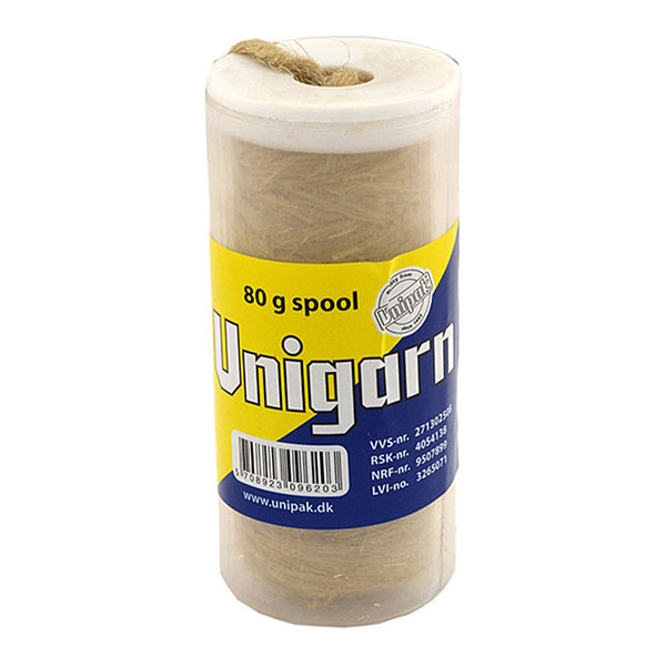 Нить льняная Unipak UNIGARN, шпуля 80г в контейнере