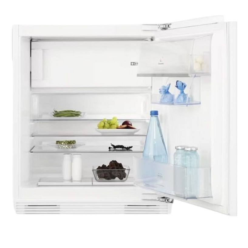 Встраиваемый мини холодильник Electrolux однокамерный тихий с морозилкой и жестким креплением