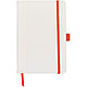 Блокнот ColorNote White, твердая обложка A5, 80 листов, белый и оранжевый, фото 3
