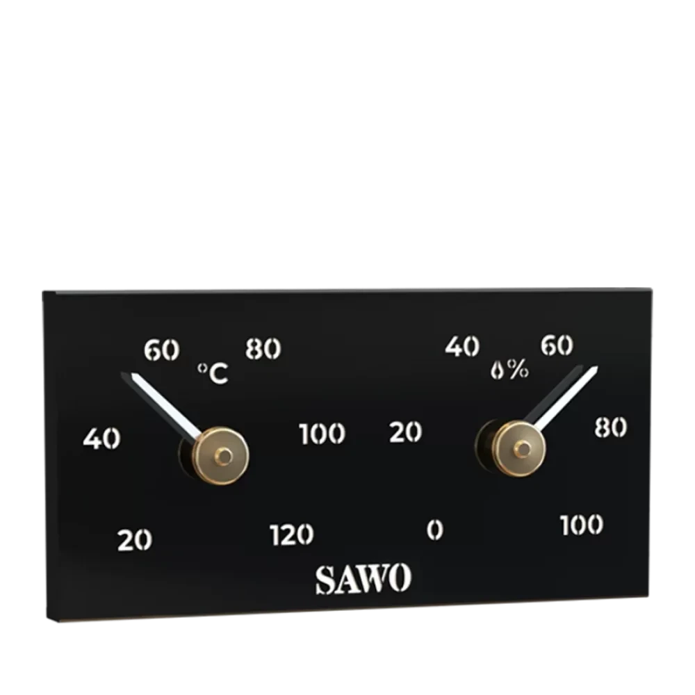 Термогигрометр Sawo 295-THMBL