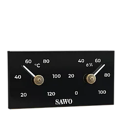 Термогигрометр Sawo 295-THMBL