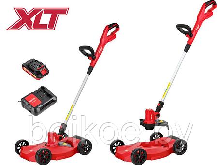 Триммер аккумуляторный WORTEX TB 2818 ALL1 XLT SET 18В (300 мм, авт. подача лески, леска 1.6 мм, 2 Ач), фото 2