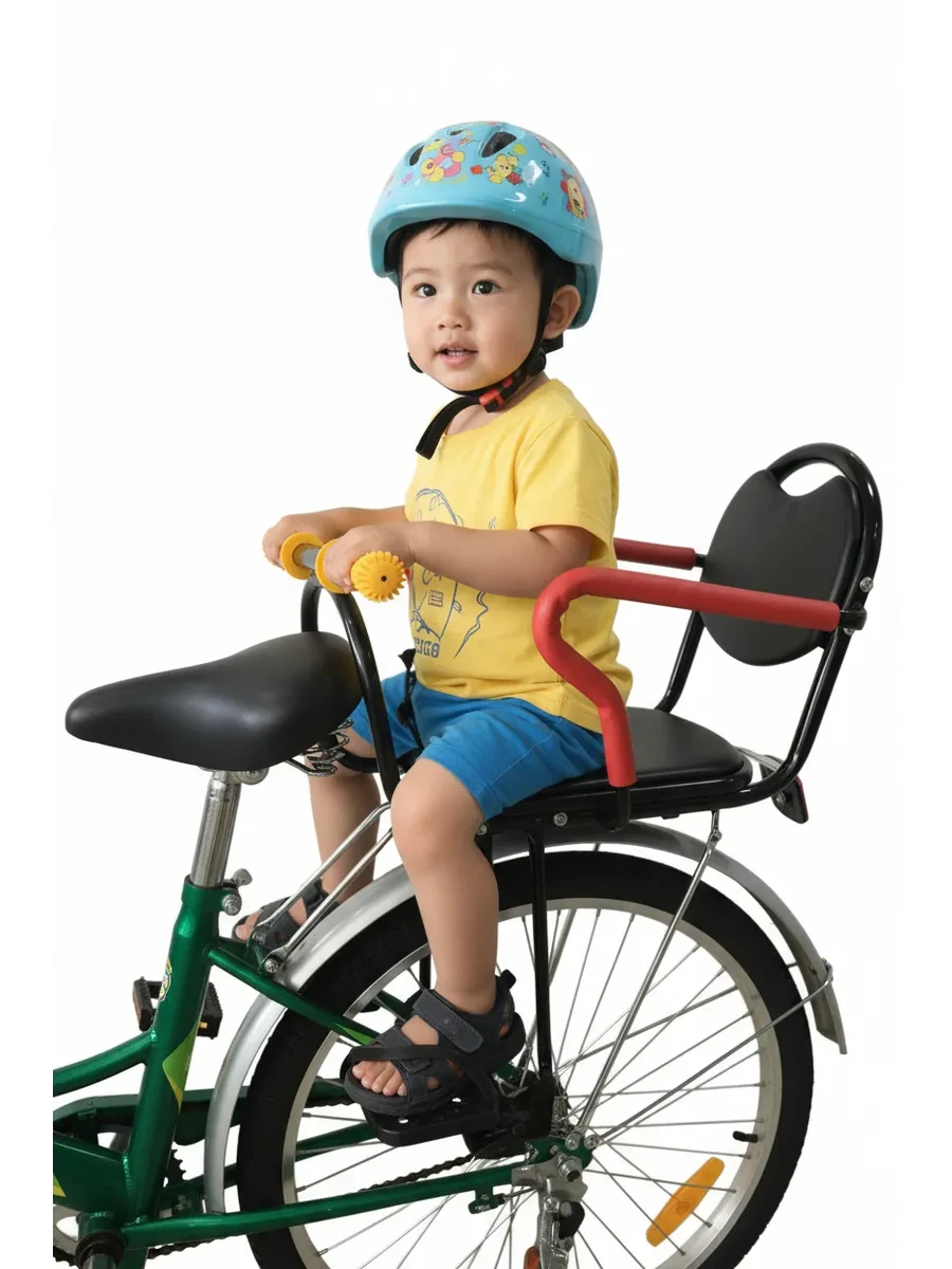 Кресло для перевозки детей West Biking, алюм сплав, безинструментальный монтаж, регулируемые ножки