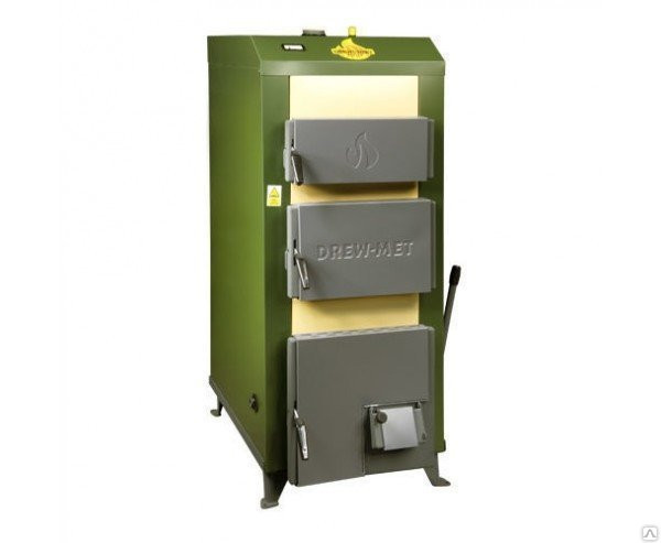 Твердотопливный котел с увеличенной топкой Drew-Met DREX 24кВт