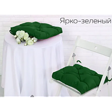 Набор подушек для стула (2 шт.) Грета 40х40 см ярко-зеленый ADELIS
