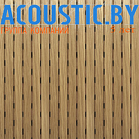 Акустические панели Decor Acoustic натур.шпон дуба (белый)