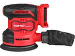 Аккум. эксцентриковая шлифмашина WORTEX COS 1218-1 E в кор. ALL1 XLT SET 18В, 125 мм, 6000-13000, фото 3