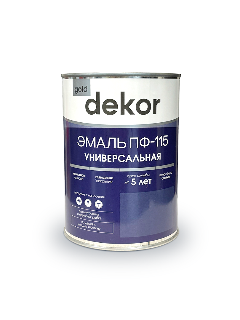 Эмаль ПФ-115 GD dekor желтая RAL 1003 0,8 кг