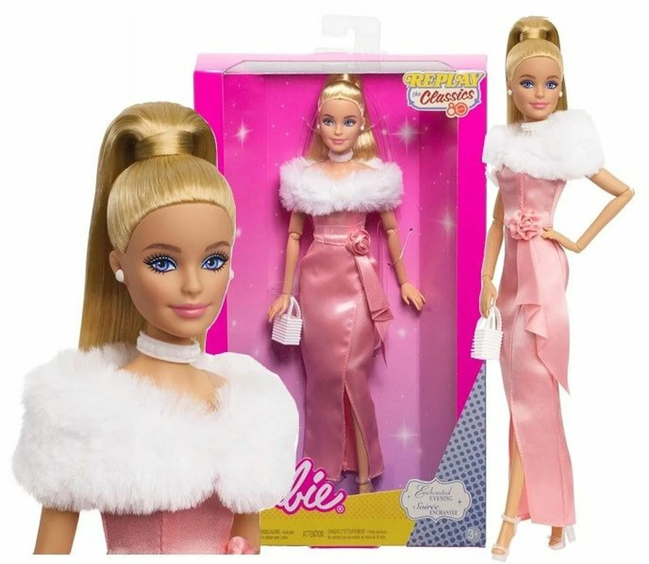 Планета Игрушек Кукла Mattel Barbie REPLAY THE CLASSIC - Барби JHD25