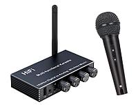 Караоке-система Аудио адаптер Hi-Fi J200, микрофон проводной YS-02 с кабелем XLR - jack 6,35 мм 559737