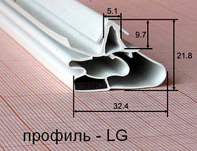 Уплотнитель для холодильников LG 1130*570мм (хол.к.)