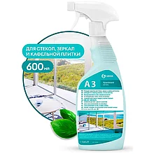 Средство для окон, стекол и кафельной плитки GRASS "Apartment Series А3", 600 мл