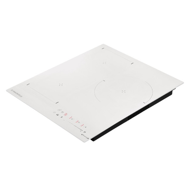 Трехконфорочная индукционная варочная панель Maunfeld CVI453SBWH Lux Inverter белая