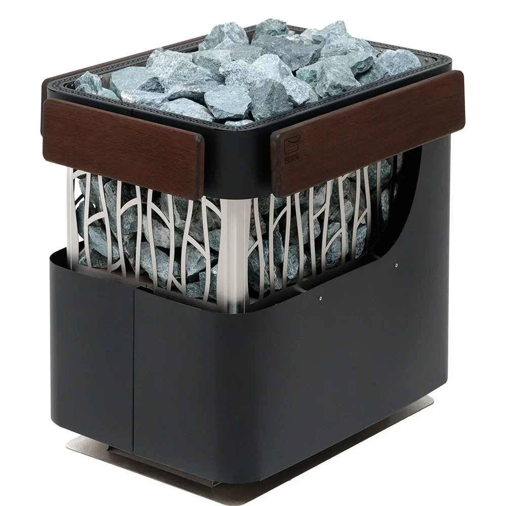 Электрокаменка Born Stone Black 180