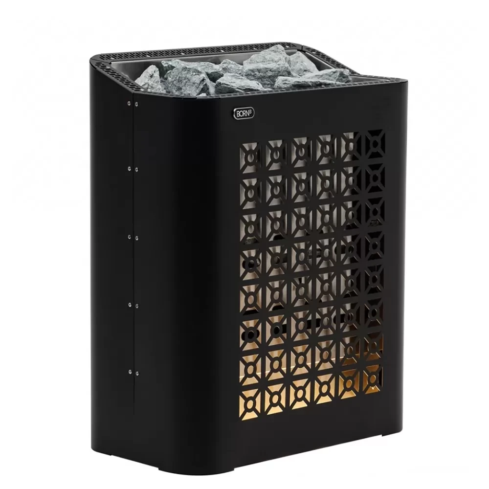 Электрокаменка Born Fire Black 90