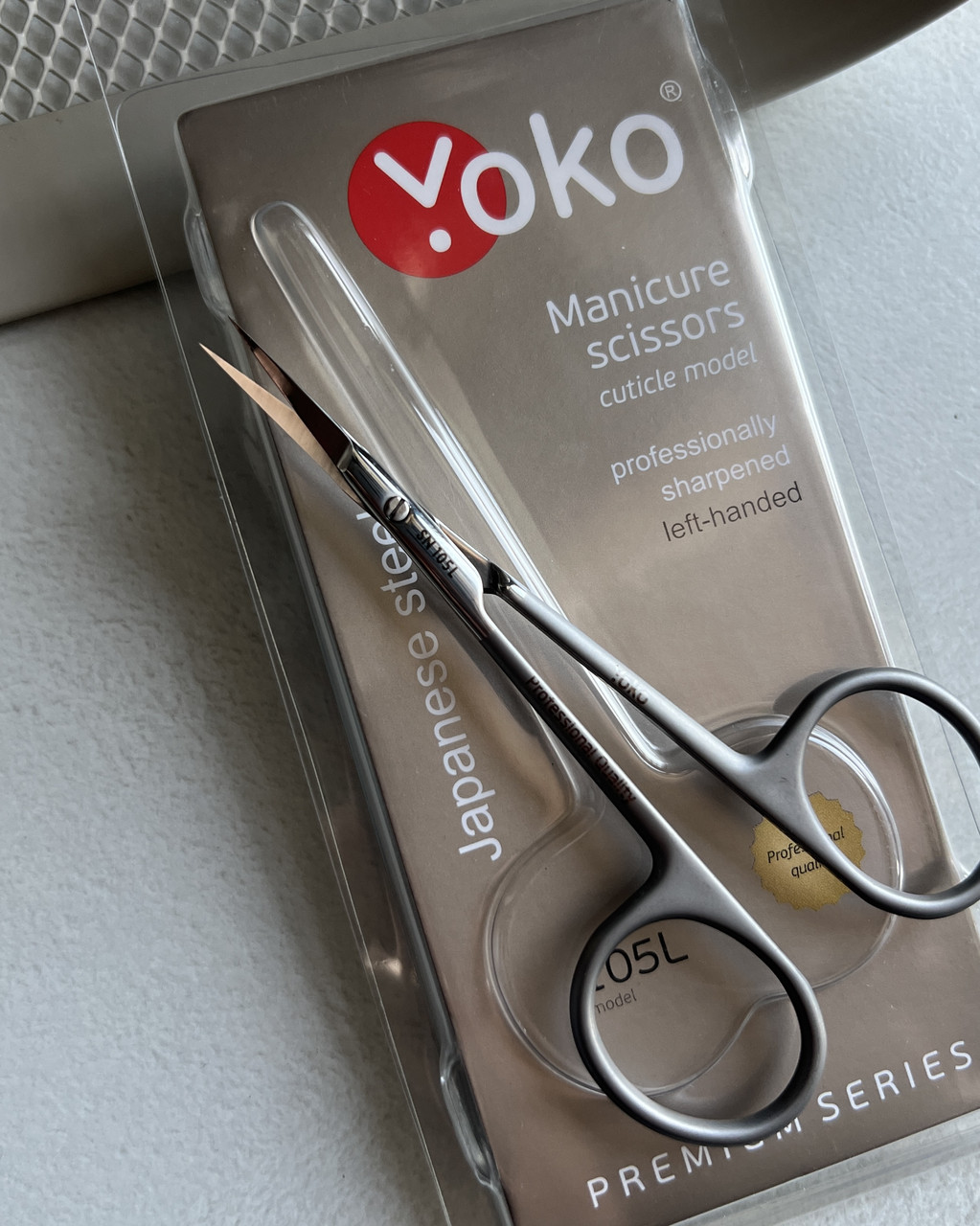 НОЖНИЦЫ ДЛЯ КУТИКУЛЫ YOKO Оригинал sn105 L для левши, фото 1