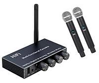 Караоке-система Аудио адаптер Hi-Fi J200, беспроводной микрофон SM-52, комплект: 2 микрофона + приемник 559746