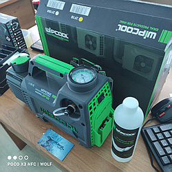 Аккумуляторный  вакуумный насос двухступенчатый WIPCOOL 2F1B (71 l/min) аккумуляторов в комплекте нет
