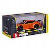Металлическая машинка Bburago Porsche 911 GT3 (1:24), оранжевая 18-21104, фото 6