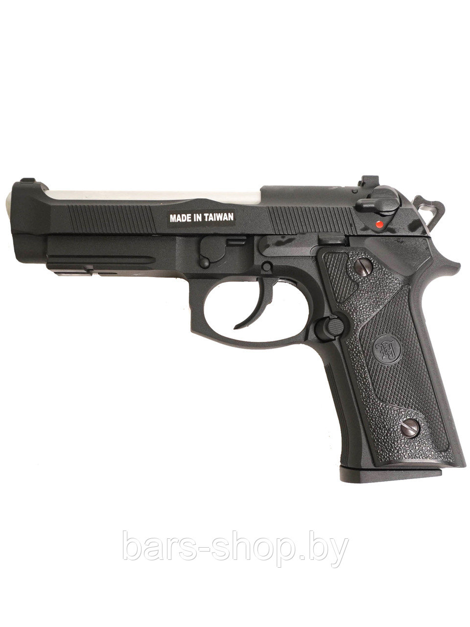 Страйкбольный пистолет KJW Beretta M9 IA Gas GBB, хром. ствол