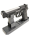 Страйкбольный пистолет KJW Beretta M9 IA Gas GBB, хром. ствол, фото 2