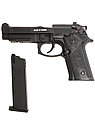 Страйкбольный пистолет KJW Beretta M9 IA Gas GBB, хром. ствол, фото 8