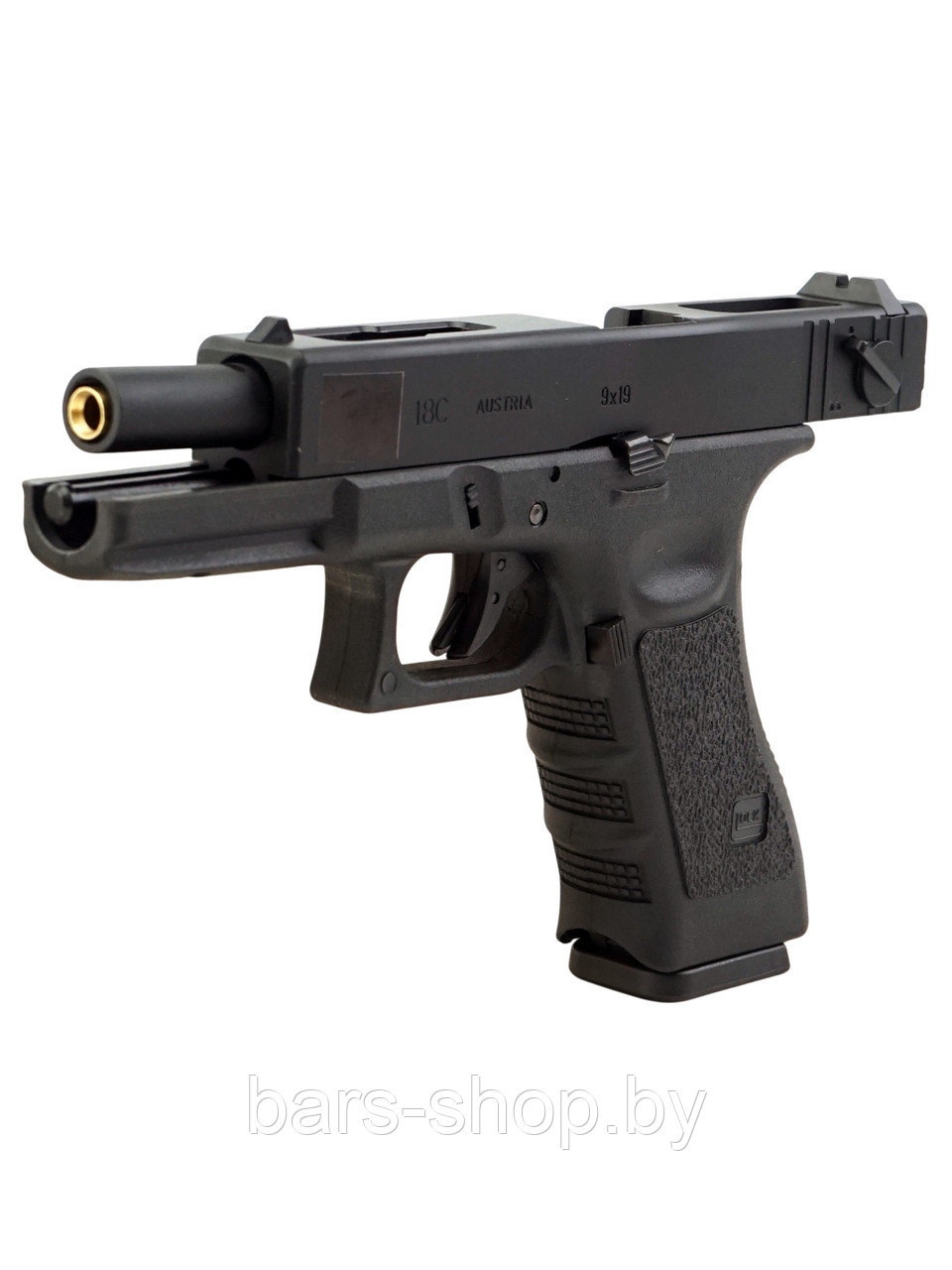 Страйкбольный пистолет East Crane Glock 18C GBB Black