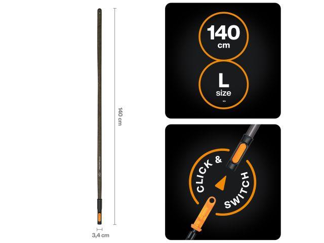 Черенок деревянный L 140см OneClick FISKARS