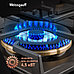 Газовая варочная панель Weissgauff HGG 641 BV Volcano Burner Nano Matt Glass, фото 4