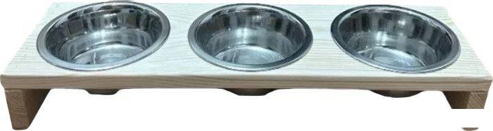 Миски на подставке KraftHouse 14x6.5x45см на подставке 2039771261264