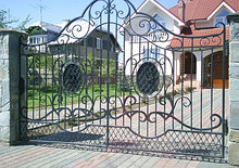 Кованые ворота и калитки